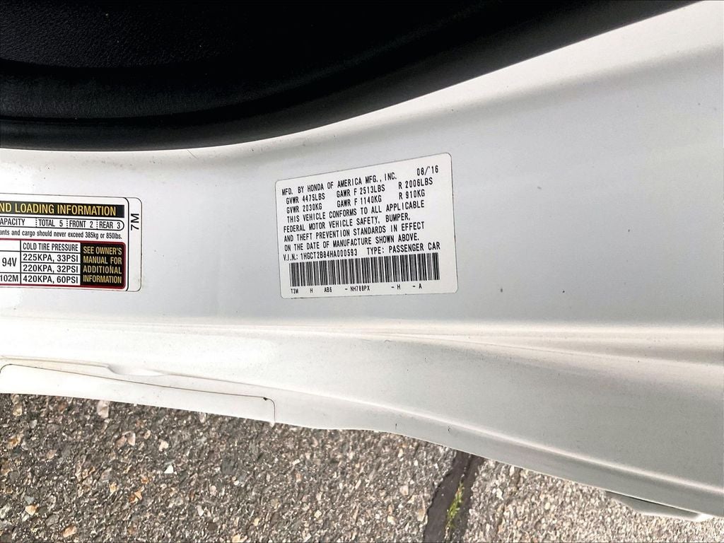 2017 Honda Accord EX-L