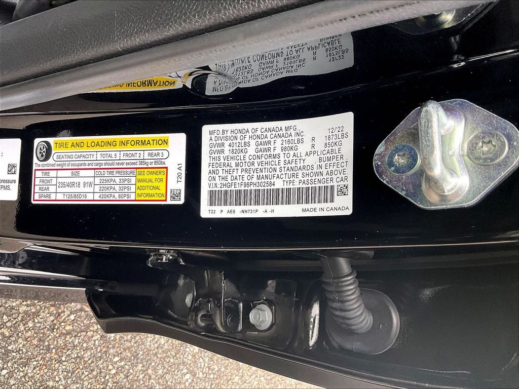 2023 Honda Civic Sedan Touring CVT