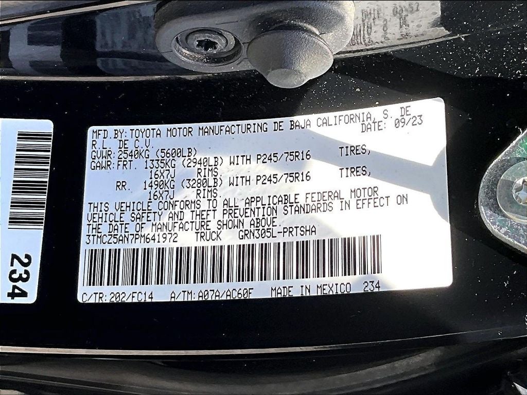 2023 Toyota Tacoma SR5 V6