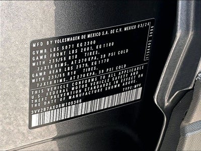 2024 Volkswagen Tiguan 2.0T SE