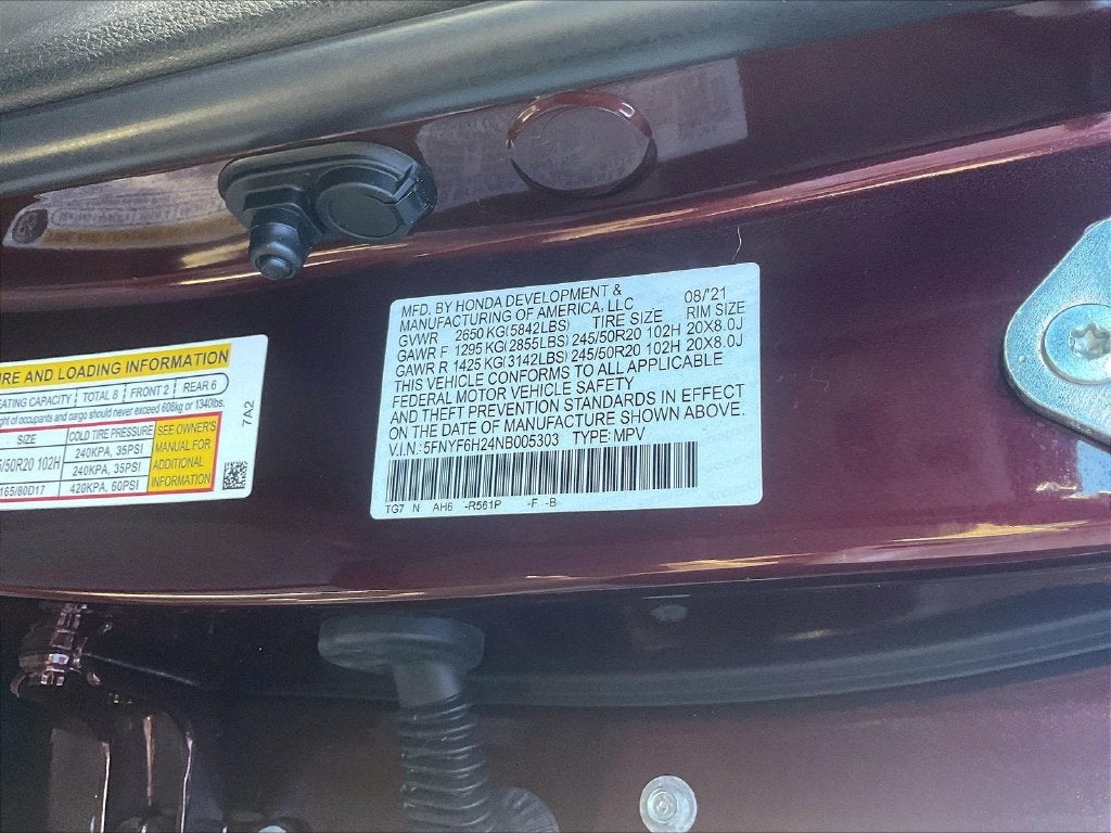2022 Honda Pilot Special Edition