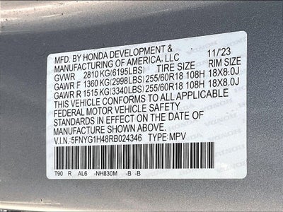 2024 Honda Pilot EX-L 8 Passenger