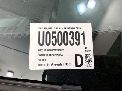 2023 Nissan Pathfinder Platinum
