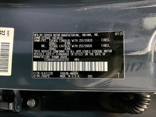 2025 Toyota Grand Highlander Limited FWD (Natl)