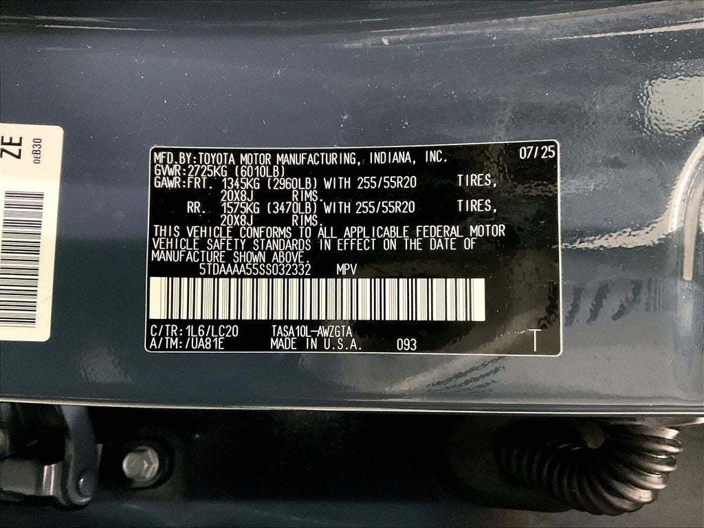 2025 Toyota Grand Highlander Limited FWD (Natl)