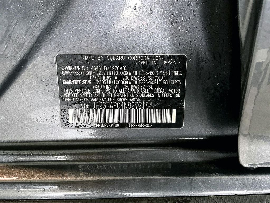 2022 Subaru Crosstrek Premium