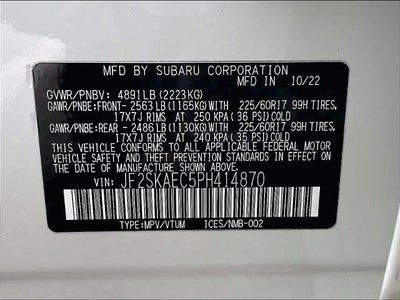 2023 Subaru Forester Premium CVT