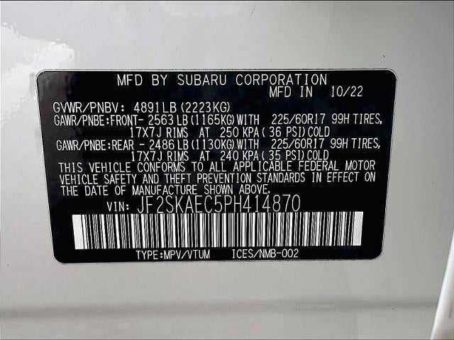 2023 Subaru Forester Premium CVT