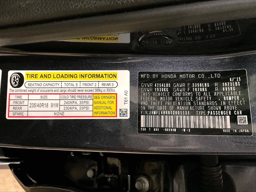 2026 Honda Civic Hybrid Sport