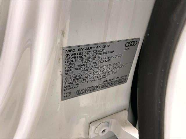 2022 Audi Q8 Premium Plus 55 TFSI quattro