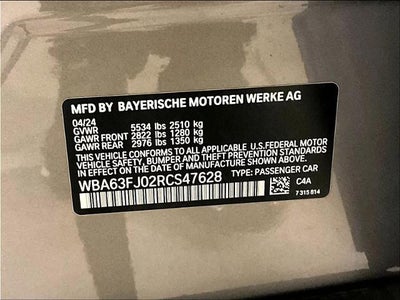 2024 BMW 540i xDrive Sedan