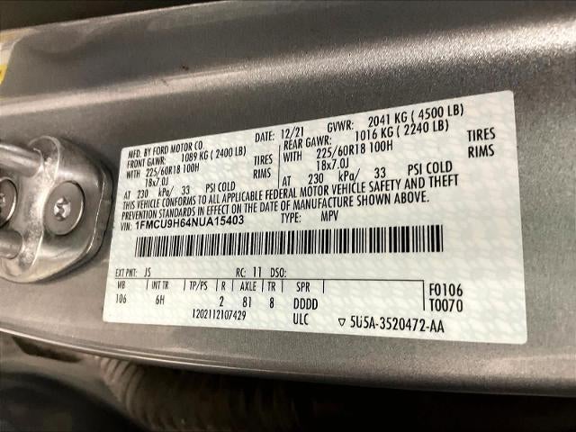 2022 Ford Escape SEL AWD