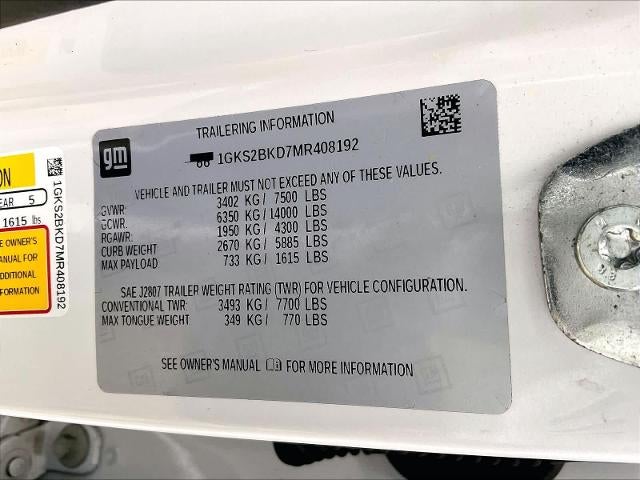 2021 GMC Yukon 4WD 4dr SLT