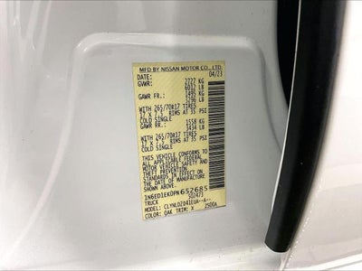 2023 Nissan Frontier Crew Cab 4x4 PRO-4X Auto