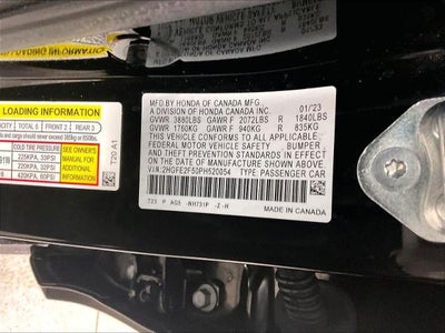 2023 Honda Civic Sedan Sport CVT