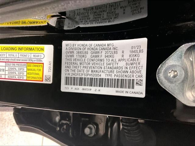 2023 Honda Civic Sedan Sport CVT