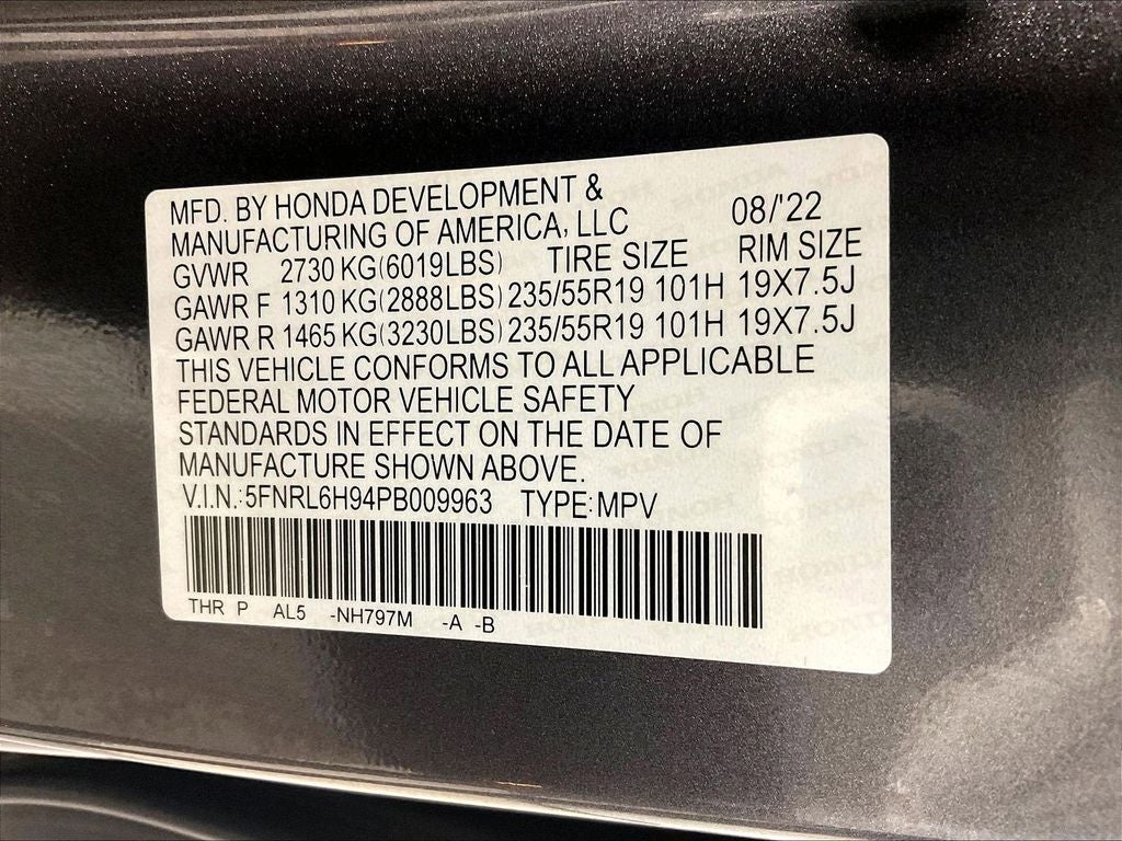 2023 Honda Odyssey Elite