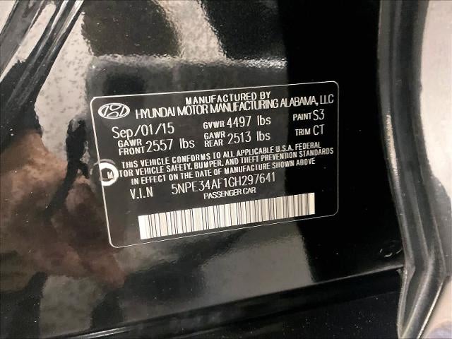 2016 Hyundai SONATA 4dr Sdn 2.4L Limited PZEV