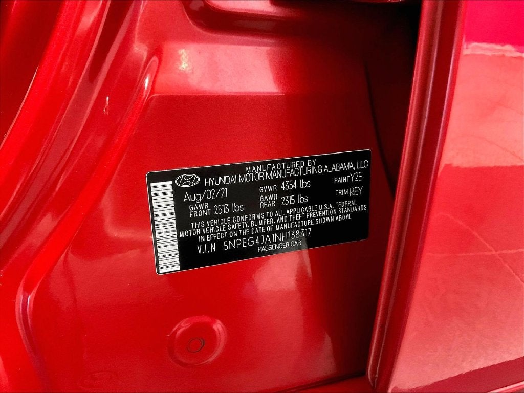 2022 Hyundai Sonata SE