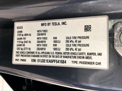 2023 Tesla Model 3 Base