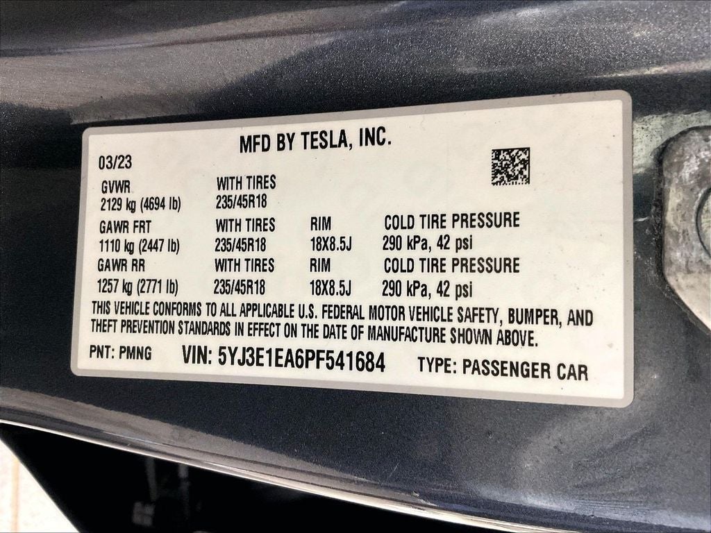 2023 Tesla Model 3 Base