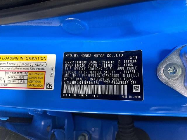 2024 Honda Civic Type R Manual Type R
