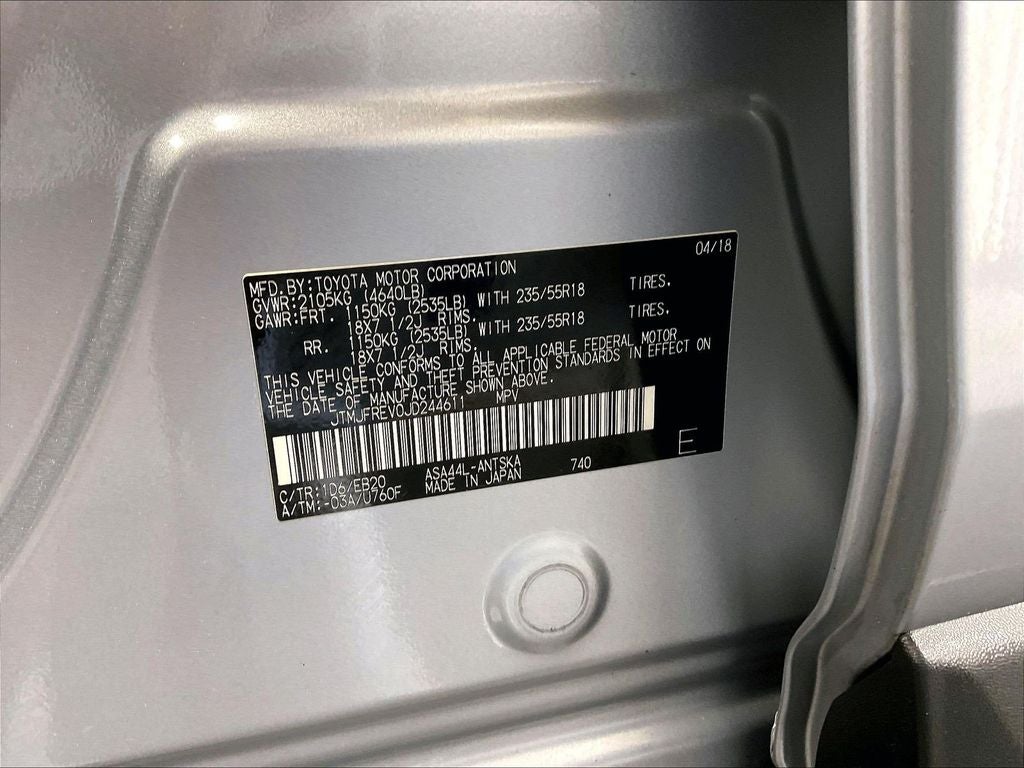 2018 Toyota RAV4 SE