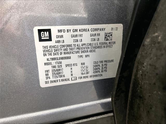 2022 Chevrolet Trailblazer AWD 4dr LT