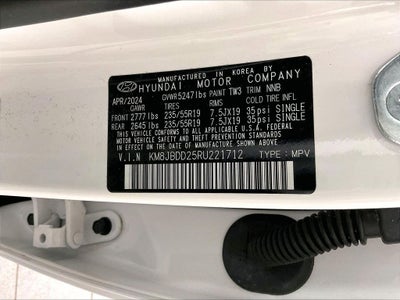 2024 Hyundai TUCSON Plug-In Hybrid SEL AWD