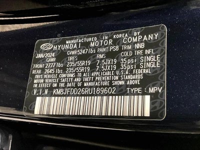 2024 Hyundai TUCSON Plug-In Hybrid Limited AWD