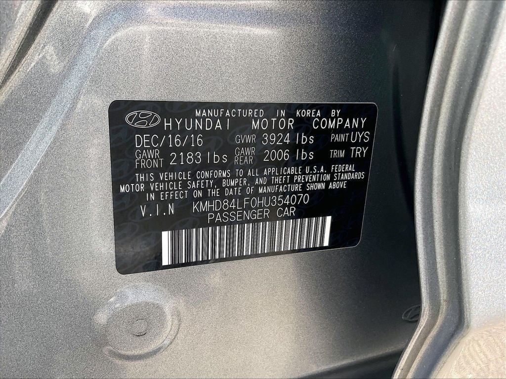 2017 Hyundai Elantra Limited