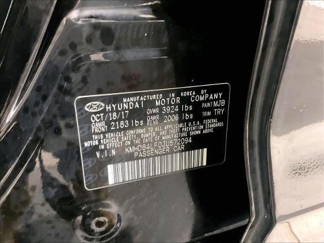 2018 Hyundai ELANTRA Value Edition 2.0L Auto