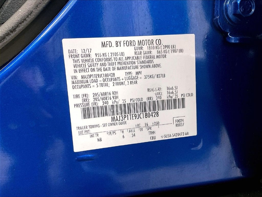 2018 Ford EcoSport SE