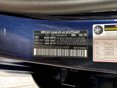 2018 Mercedes-Benz E-Class E 400 4MATIC®