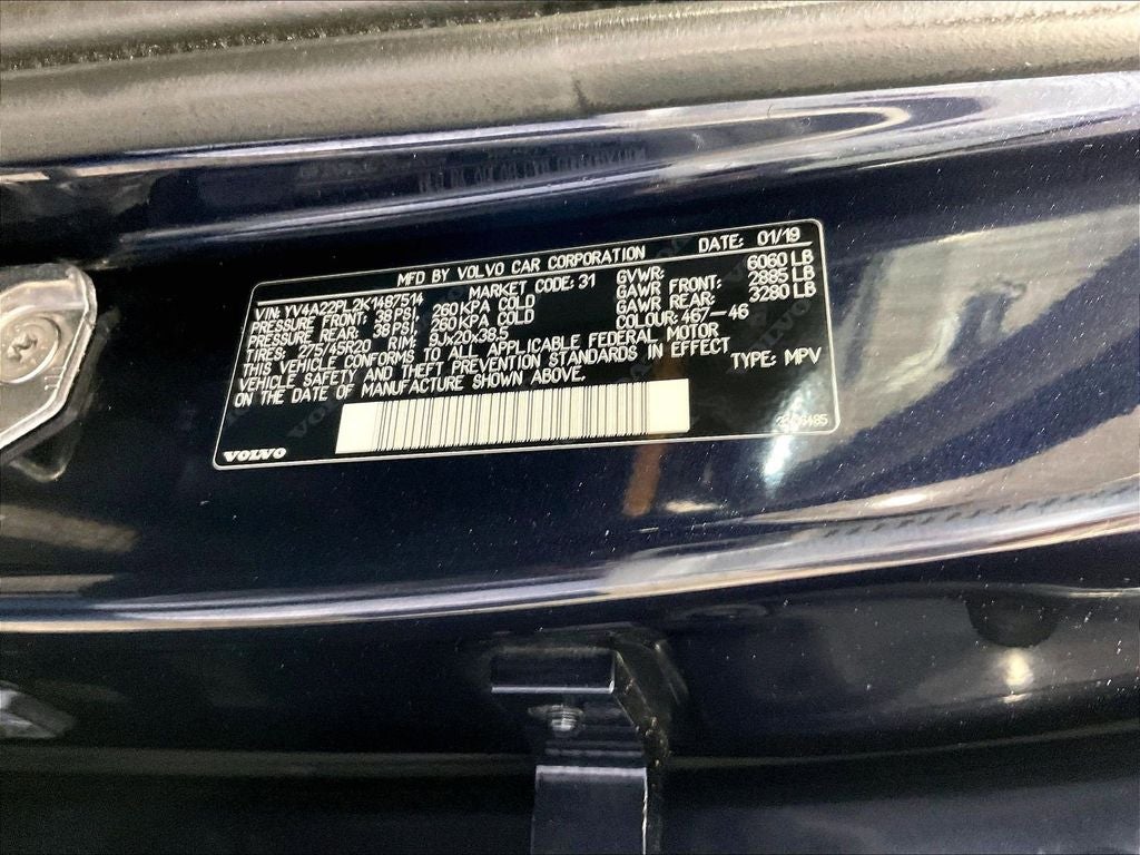 2019 Volvo XC90 T6 Inscription