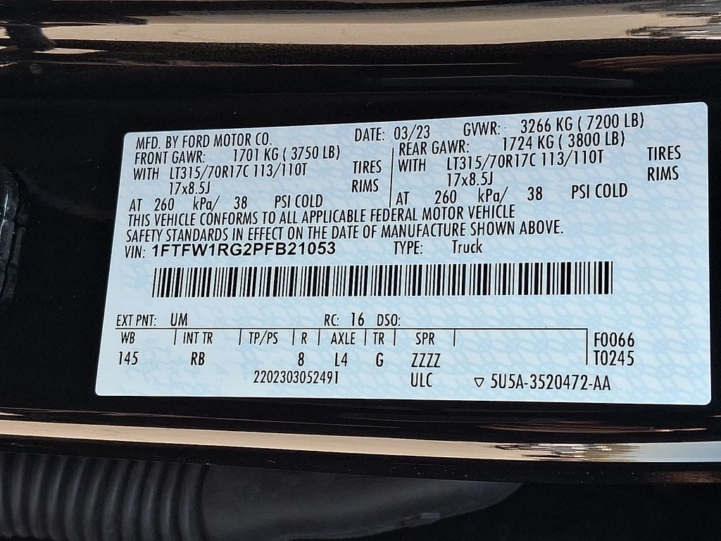 2023 Ford F-150 Raptor