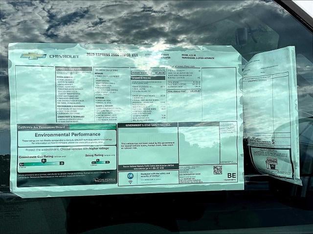2025 Chevrolet Express Cargo Van RWD 2500 135"