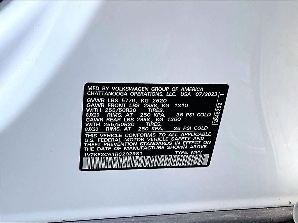 2024 Volkswagen Atlas Cross Sport 2.0T SE w/Technology