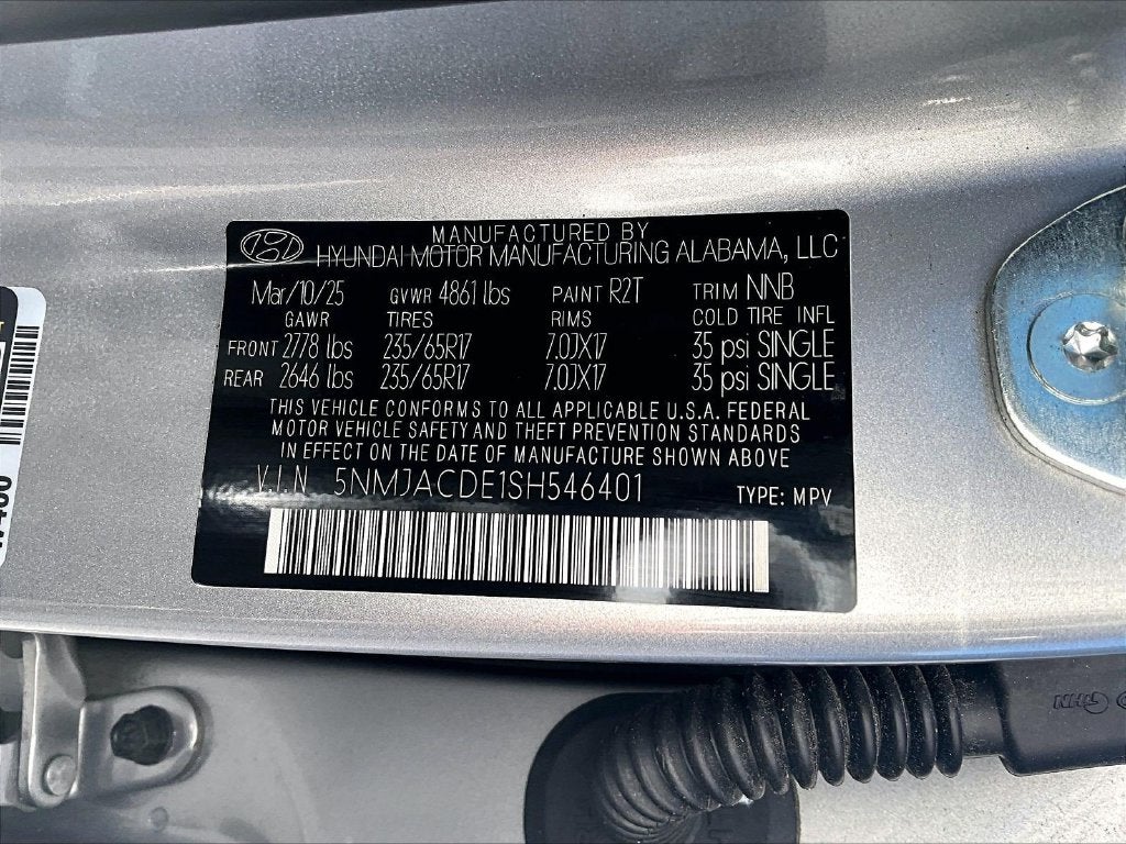 2025 Hyundai Tucson SE