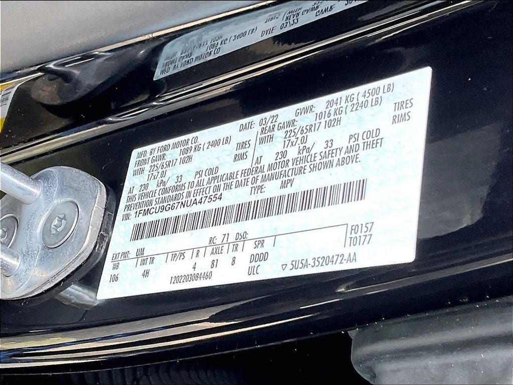 2022 Ford Escape SE