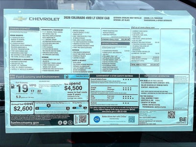 2026 Chevrolet Colorado LT