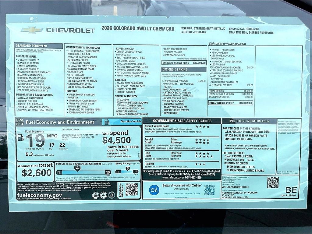 2026 Chevrolet Colorado LT
