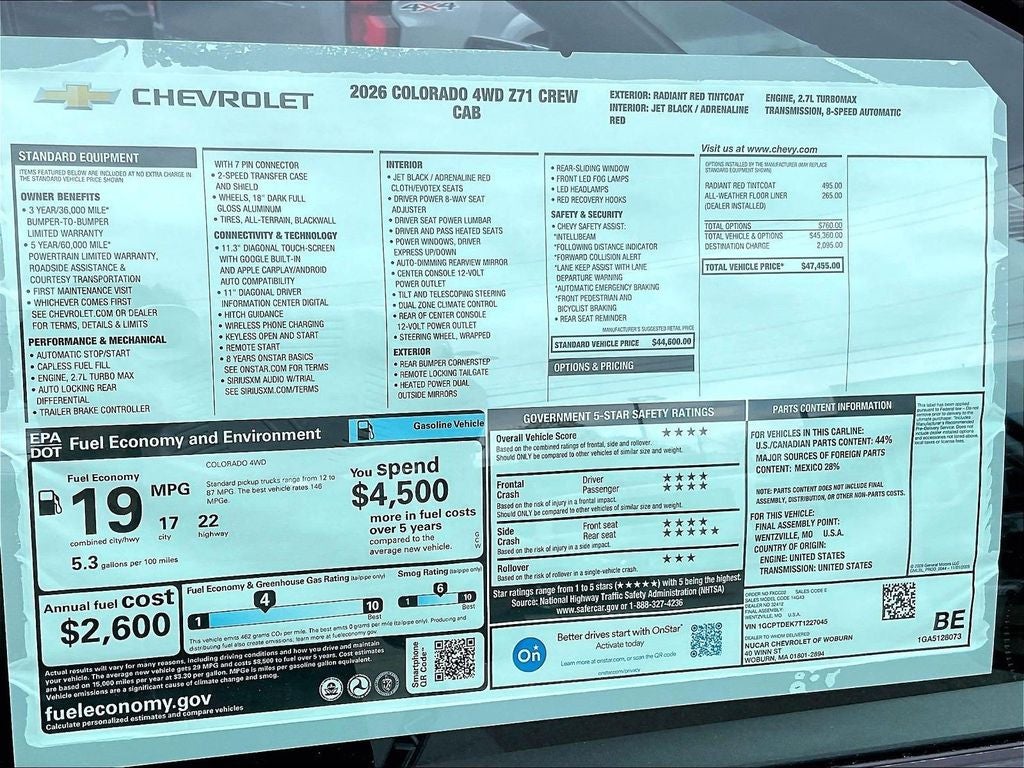 2026 Chevrolet Colorado Z71