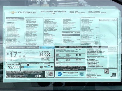2026 Chevrolet Colorado ZR2
