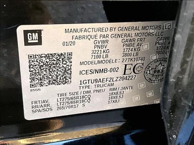 2020 GMC Sierra 1500 Base