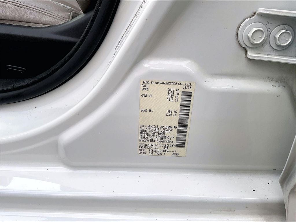 2019 Nissan Altima 2.5 SL