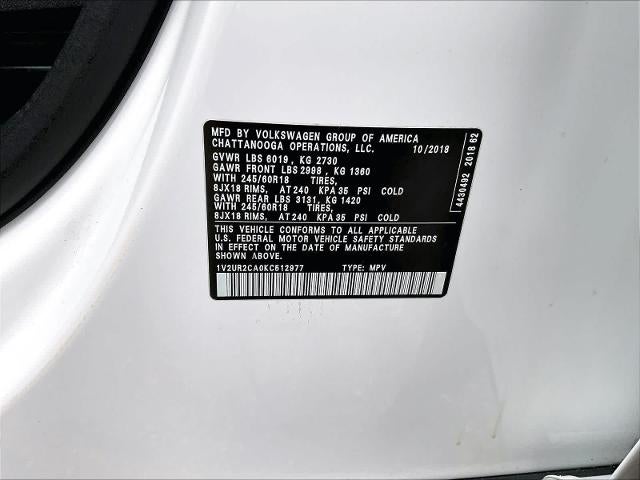 2019 Volkswagen Atlas 3.6L V6 SE w/Technology