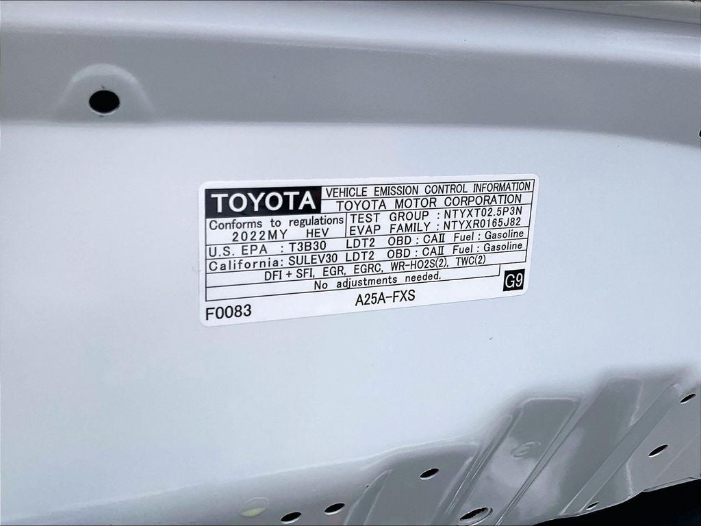 2022 Toyota RAV4 Hybrid LE