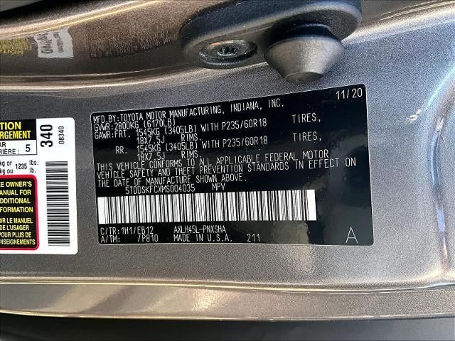 2021 Toyota Sienna XSE