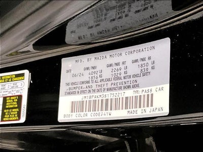 2025 Mazda Mazda3 Hatchback 2.5 S Select Sport